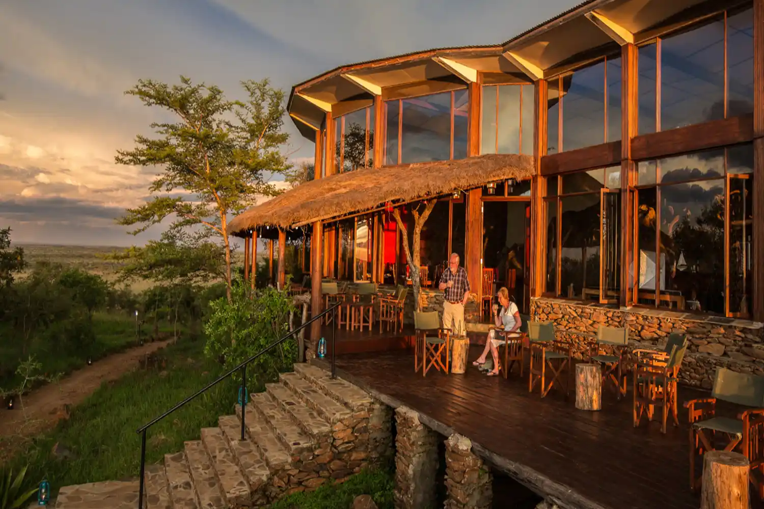 Luxury lodge in Serengeti